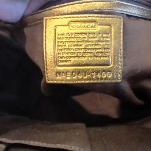 Coach Signature Canvas/Leather Vintage Tote - Rare! - Picture 3 of 16